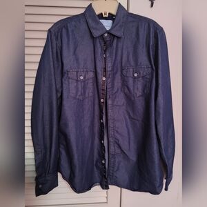 Paper Denim & Cloth Kids Blue Button Down Shirt